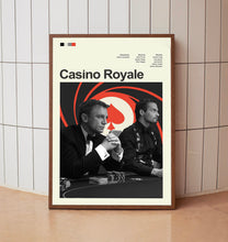 Mid Century Modern Casino Royale Movie Poster, Retro Movie Print, Modern Vintage Movie Posters