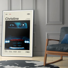 Mid Century Modern Christine Movie Poster, Retro Movie Print, Modern Vintage Movie Posters 1841760162