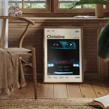 Mid Century Modern Christine Movie Poster, Retro Movie Print, Modern Vintage Movie Posters 1841760162