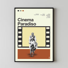 Mid Century Modern Cinema Paradiso Movie Poster, Retro Movie Print, Modern Vintage Movie Posters