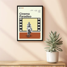Mid Century Modern Cinema Paradiso Movie Poster, Retro Movie Print, Modern Vintage Movie Posters