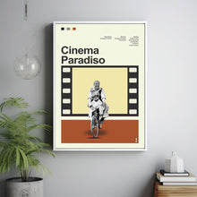 Mid Century Modern Cinema Paradiso Movie Poster, Retro Movie Print, Modern Vintage Movie Posters
