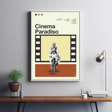 Mid Century Modern Cinema Paradiso Movie Poster, Retro Movie Print, Modern Vintage Movie Posters