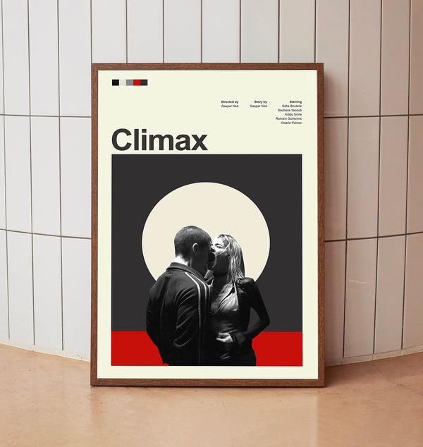 Mid Century Modern Climax Movie Poster, Retro Movie Print, Modern Vintage Movie Posters