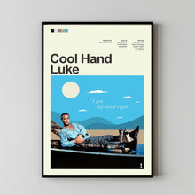 Mid Century Modern Cool Hand Luke Poster, Retro Movie Print, Modern Vintage Movie Posters