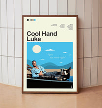 Mid Century Modern Cool Hand Luke Poster, Retro Movie Print, Modern Vintage Movie Posters