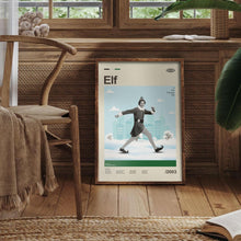 Mid Century Modern Elf Movie Poster, Retro Movie Print, Modern Vintage Movie Posters 1792489991