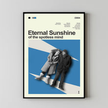 Mid Century Modern Eternal Sunshine of the Spotless Mind Movie Poster, Retro Movie Print