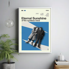 Mid Century Modern Eternal Sunshine of the Spotless Mind Movie Poster, Retro Movie Print