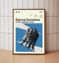 Mid Century Modern Eternal Sunshine of the Spotless Mind Movie Poster, Retro Movie Print