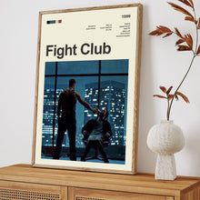 Mid Century Modern Fight Club Movie Poster, Retro Movie Print, Modern Vintage Movie Posters 1562567693