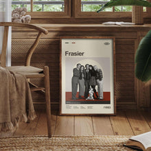 Mid Century Modern Frasier Poster, Retro Frasier Print, Modern Vintage Movie Posters 4315344254