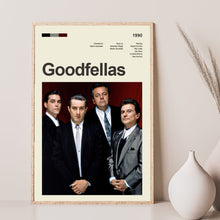 Mid Century Modern Goodfellas Movie Poster, Retro Movie Print, Modern Vintage Movie Posters 1548387676