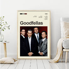 Mid Century Modern Goodfellas Movie Poster, Retro Movie Print, Modern Vintage Movie Posters 1548387676