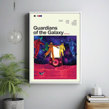 Mid Century Modern Guardians of the Galaxy Vol 3 Movie Poster, Retro Movie Print