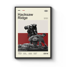 Mid Century Modern Hacksaw Ridge Movie Poster, Retro Movie Print, Modern Vintage Movie Posters 1905299501