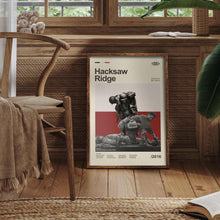 Mid Century Modern Hacksaw Ridge Movie Poster, Retro Movie Print, Modern Vintage Movie Posters 1905299501