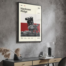 Mid Century Modern Hacksaw Ridge Movie Poster, Retro Movie Print, Modern Vintage Movie Posters 1905299501
