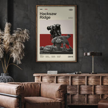 Mid Century Modern Hacksaw Ridge Movie Poster, Retro Movie Print, Modern Vintage Movie Posters 1905299501