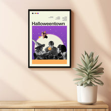Mid Century Modern Halloweentown Movie Poster, Retro Movie Print, Modern Vintage Movie Posters
