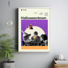 Mid Century Modern Halloweentown Movie Poster, Retro Movie Print, Modern Vintage Movie Posters