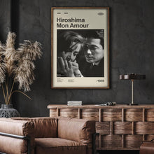 Mid Century Modern Hiroshima Mon Amour Movie Poster, Retro Movie Print, Modern Vintage Movie Posters 1792491111