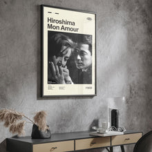 Mid Century Modern Hiroshima Mon Amour Movie Poster, Retro Movie Print, Modern Vintage Movie Posters 1792491111