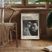 Mid Century Modern Hiroshima Mon Amour Movie Poster, Retro Movie Print, Modern Vintage Movie Posters 1792491111