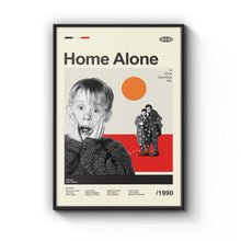Mid Century Modern Home Alone Movie Poster, Retro Movie Print, Modern Vintage Movie Posters 1778290662