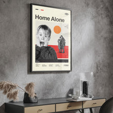 Mid Century Modern Home Alone Movie Poster, Retro Movie Print, Modern Vintage Movie Posters 1778290662