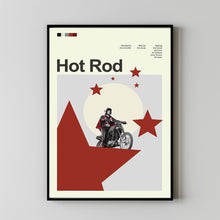 Mid Century Modern Hot Rod Movie Poster, Retro Movie Print, Modern Vintage Movie Posters