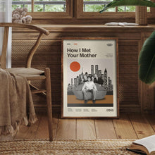 Mid Century Modern How I Met Your Mother Movie Poster, Retro Movie Print, Modern Vintage Movie Posters 1905299805