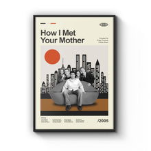 Mid Century Modern How I Met Your Mother Movie Poster, Retro Movie Print, Modern Vintage Movie Posters 1905299805