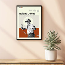 Mid Century Modern Indiana Jones Movie Poster, Retro Movie Print, Modern Vintage Movie Posters