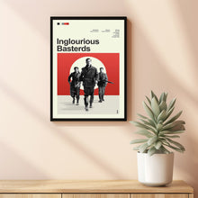 Mid Century Modern Inglourious Basterds Movie Poster, Retro Movie Print, Modern Vintage Movie Posters