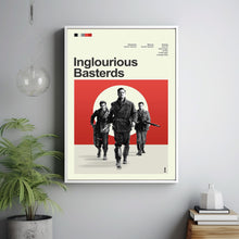 Mid Century Modern Inglourious Basterds Movie Poster, Retro Movie Print, Modern Vintage Movie Posters