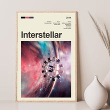 Mid Century Modern Interstellar Movie Poster, Retro Movie Print, Modern Vintage Movie Posters 1562568881