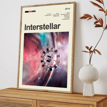 Mid Century Modern Interstellar Movie Poster, Retro Movie Print, Modern Vintage Movie Posters 1562568881