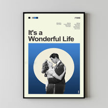 Mid Century Modern It's a Wonderful Life Movie Poster, Retro Movie Print, Modern Vintage Movie Posters 2