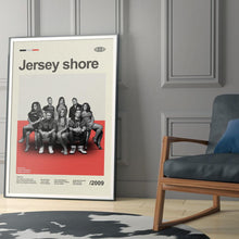 Mid Century Modern Jersey Shore Movie Poster, Retro Movie Print, Modern Vintage Movie Posters 1792491919