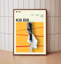 Mid Century Modern Kill Bill Vol 1 Movie Poster, Retro Movie Print, Modern Vintage Movie Posters