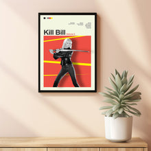 Mid Century Modern Kill Bill Vol 2 Movie Poster, Retro Movie Print, Modern Vintage Movie Posters