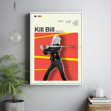 Mid Century Modern Kill Bill Vol 2 Movie Poster, Retro Movie Print, Modern Vintage Movie Posters