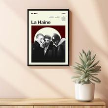 Mid Century Modern La Haine Movie Poster, Retro Movie Print, Modern Vintage Movie Posters