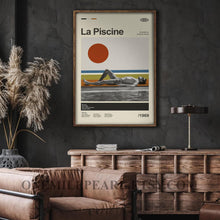 Mid Century Modern La Piscine Movie Poster, Retro La Piscine Movie Print, Modern Vintage Movie Posters 4346646617
