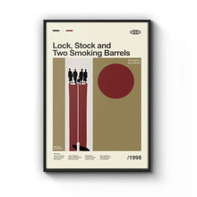 Mid Century Modern Lock, Stock and Two Smoking Barrels Movie Poster, Retro Movie Print, Modern Vintage Movie Posters 1841761590