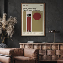 Mid Century Modern Lock, Stock and Two Smoking Barrels Movie Poster, Retro Movie Print, Modern Vintage Movie Posters 1841761590