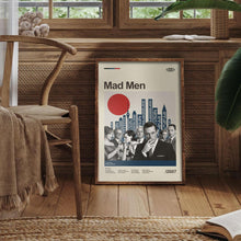 Mid Century Modern Mad Men Poster, Retro Mad Men Print, Modern Vintage Movie Posters 4315345620 7214