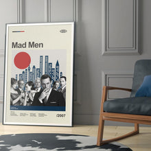 Mid Century Modern Mad Men Poster, Retro Mad Men Print, Modern Vintage Movie Posters 4315345620 7214