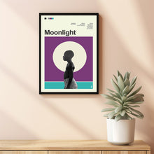 Mid Century Modern Moonlight Movie Poster, Retro Movie Print, Modern Vintage Movie Posters